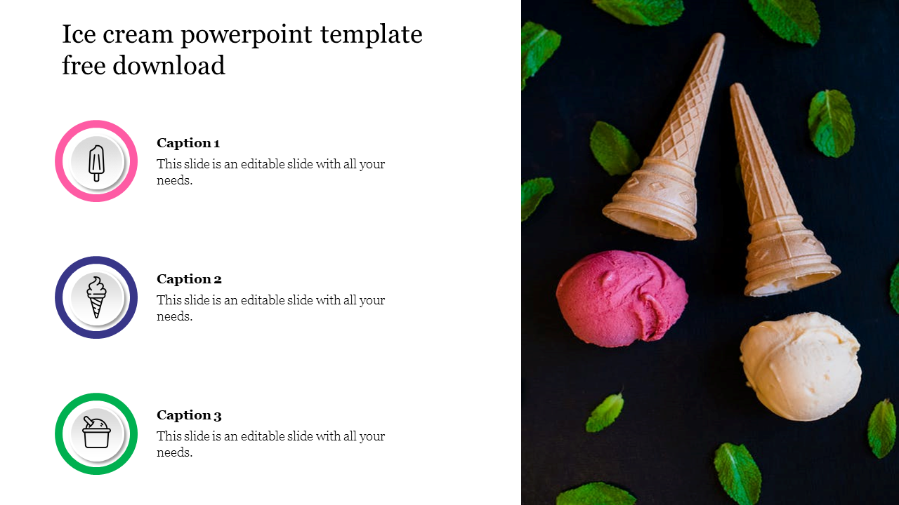 ice cream powerpoint template free download